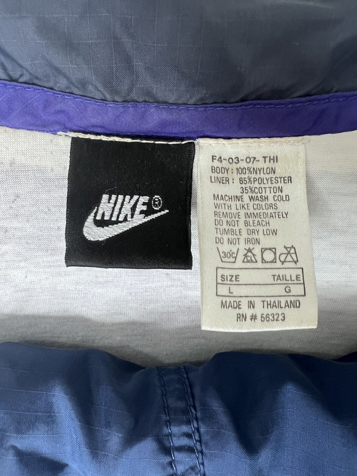 Vintage 90’s Nike Air Windbreaker Set Track Suit … - image 3