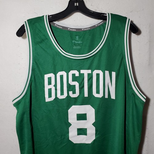 Boston Celtics Porzingis Men's Large Fanatics Swingman Jersey Green NWOT - Picture 5 of 12