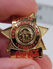 Coca Cola Pin Memorabilia Cobb County GA 1997 National Sheriffs Assoc Conference