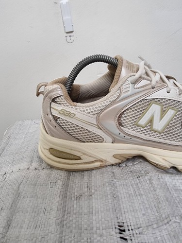 new balance 530 sneaker mens size 10 cream beige running shoe gym - Picture 4 of 16