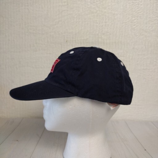 Budweiser Baseball Hat with Red Logo Patch on Blu… - image 3