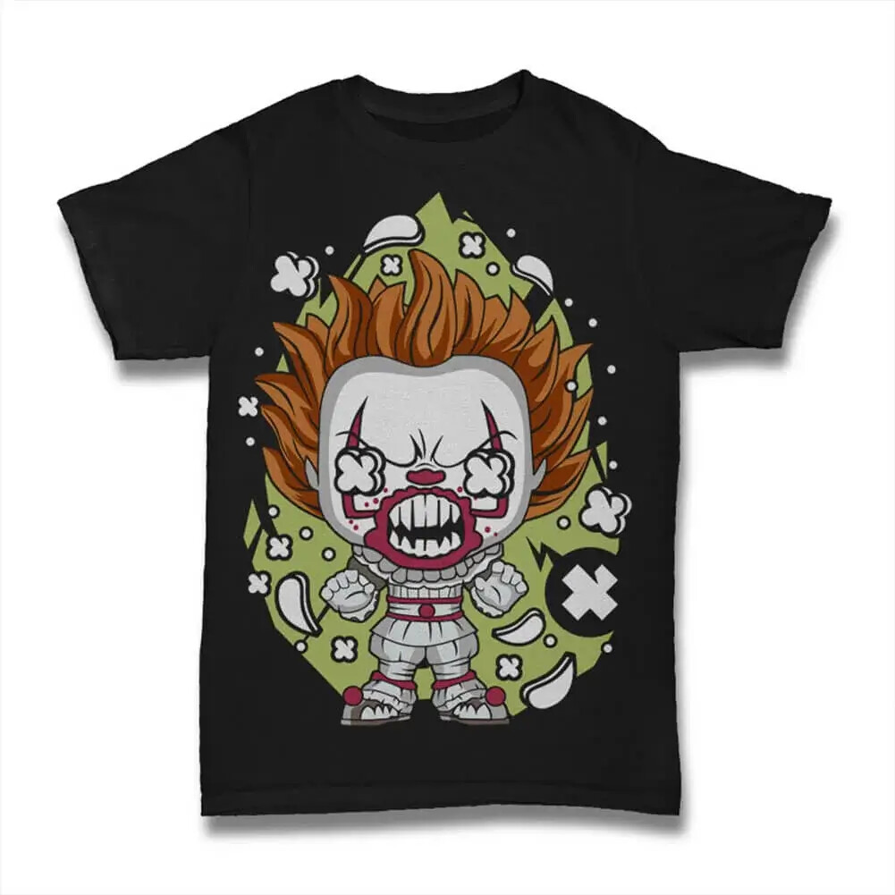 Camiseta Estampada para Hombre Payaso Bailarín Terrorífico - Película De