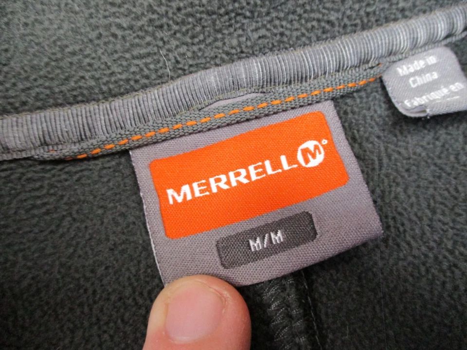 Merrell Jacket Mens Medium Gray Select Performix Regulate Full Zip Wool Blend - Image 4 of 4