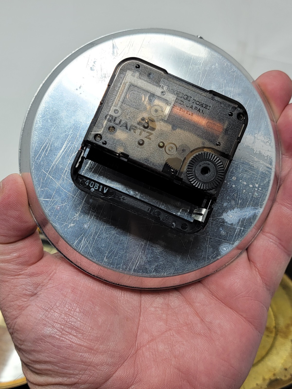 Vintage Brass Chelsa Boston Ship Porthole Quartz Clock with Wood Plaque ...