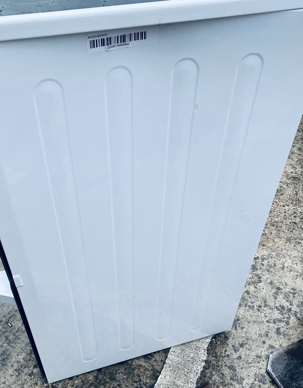 Amica AFC5100WH 50cm Free Standing Electric Cooker with Ceramic Hob A/A