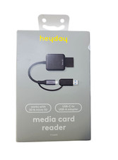 USB-C to USB-A Media Card Reader Adapter- heyday  Black