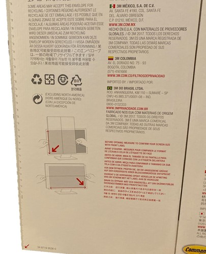 3M Framed Privacy Filter For Monitors PF200W1F - Picture 8 of 12