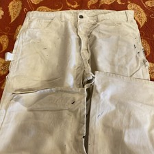 Sherwin Williams Dickies Carpenter 38x32 White Painters Made In USA Stained