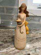 Heart Warmers Angels 2006 Angel With Cat "Have Faith And Believe" Figurine