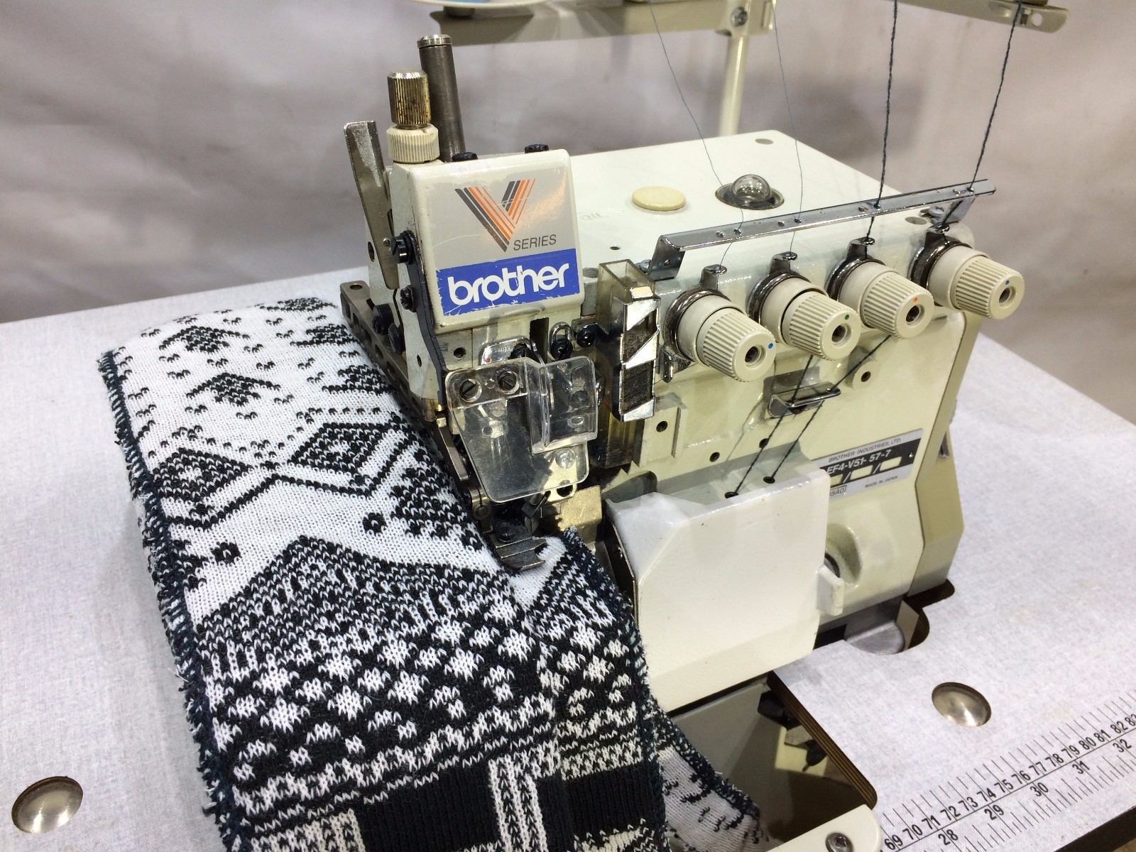 Brother EF4V51 V Series 4 Thread Overlock Industrial Sewing Machine eBay