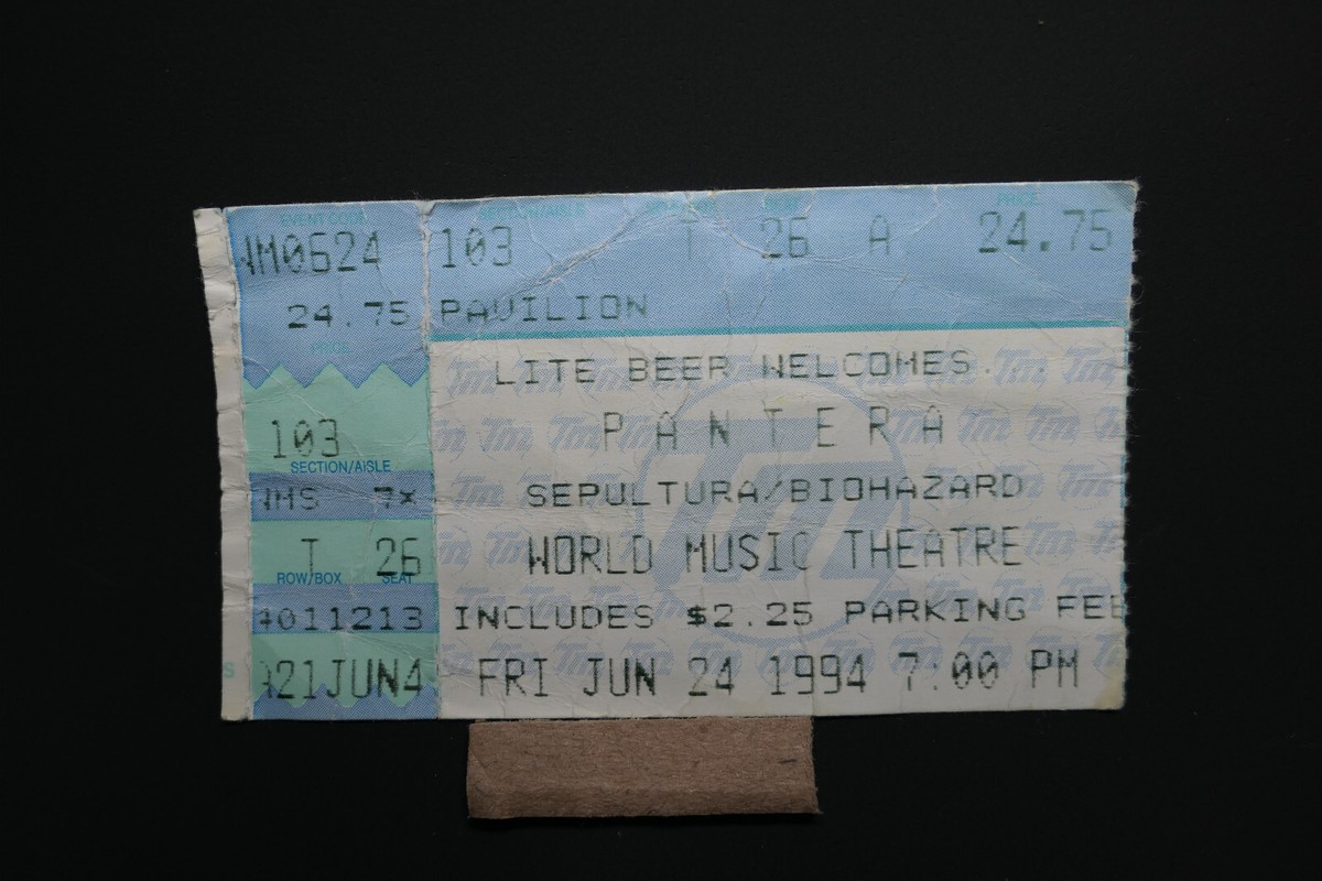 Pantera- Sepultura -Biohazard at World Music Theatre -June