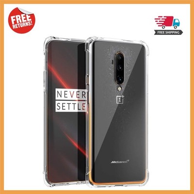 Transparent TPU Phone Cover for OnePlus 7T Pro - Lightweight & Wireless Charging