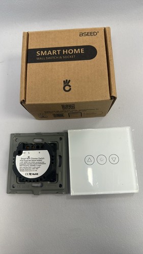 BSEED Smart Alexa 3-voudige dimmer lichtschakelaar, compatibel met Tuya/Google Home/Samrt Life wit, drievoudige dimschakelaar met aanraakpaneel, wit, app- afstandsbediening en timerfunctie BSEED Smart Alexa 3-voudige dimmer lichtschakelaar, compatibel met Tuya/Google Home/Samrt Life wit, drievoudige dimschakelaar met aanraakpaneel, wit, app- afstandsbediening en timerfunctie