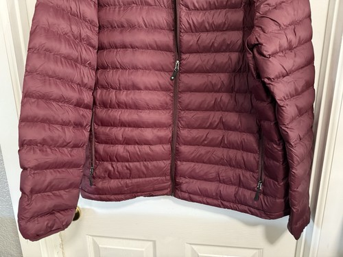 32 DEGREES HEAT Men's Light Weight Packable PUFFER JACKET SZ. XXL Burgundy - Picture 3 of 7