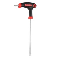 T-Handle Torx Key Wrench T15 CR-V Torx Screwdriver, Rot Schwarz