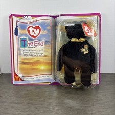 1999 McDonald's TY The End the Bear Teenie Beanie Baby 2000 Rare Retired. NEW.