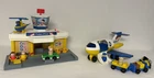 FISHER PRICE AIRPORT VTG #933 1980 PLANE HELICOPTER LUGGAGE PILOT CHAIRS TABLE