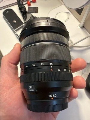 Fujinon XF 16-80mm f/4 R OIS WR Zoom Lens for Fujifilm X Mount, 72mm Filter