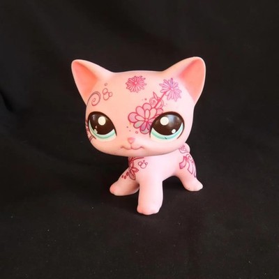 LPS Kurzhaarkatze Dekoration Jumbo Littlest Pet Shop Vintage Original...