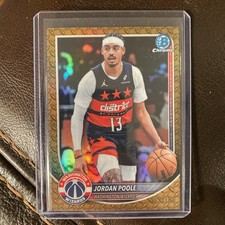 2025-26 Bowman Chrome Jordan Poole Steel Metal Refractor #063/100 