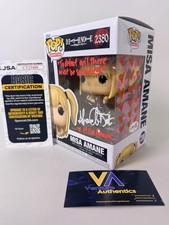 Shannon Chan-Kent Signed  Misa Amane Death Note 2380 Funko Pop w/ QUOTE + JSA