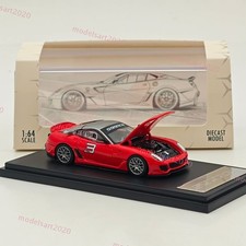 RM 1:64 Ferrari 599XX #3 Red Racing Sports Model Diecast Metal Car