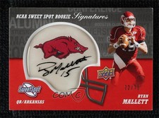 2011 Sweet Spot Rookie Signatures Variations 22/75 Ryan Mallett #RS-RM Auto 3c7