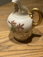 Royal Worcester blush ivory jug 1094 hand-painted wild rose Rd 29115 c1900