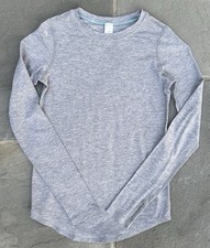 Ivivva by Lululemon Girls Long Sleeve Shirt Lightweight Size 7 Calm To Energy