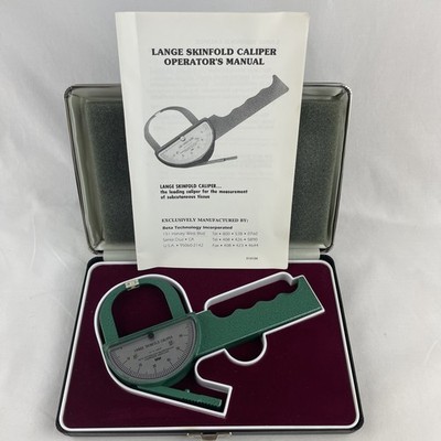 Lange Skinfold Caliper Cambridge Scientific Case Manual Measuring Tool