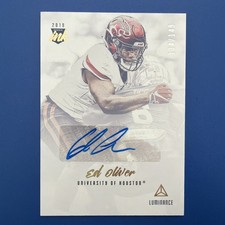 2019 PANINI LUMINANCE ED OLIVER ROOKIE INK GOLD RC AUTO /149 BUFFALO BILLS