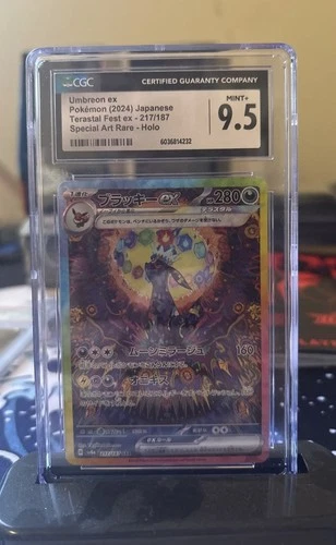 2024 Umbreon ex #217/187 Terastal Featival CGC 9.5 Pokemon