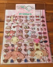 Sanrio Stickers Set Hello Kitty 100pcs Cinnamoangels Dress-Up Retro Rare Japan