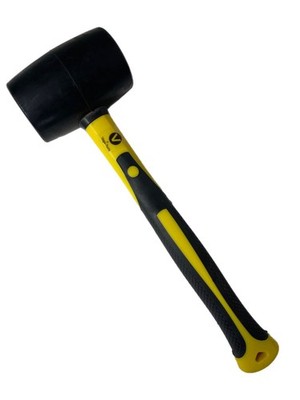 Gummihammer Hammer Ausbeulhammer Schonhammer 1200 Gramm Fiberglasstiel Gummi