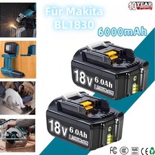 Für Makita Akku 18V 6Ah für BL1830 BL1860B BL1850B BL1840B BL1830B LED-Anzeige