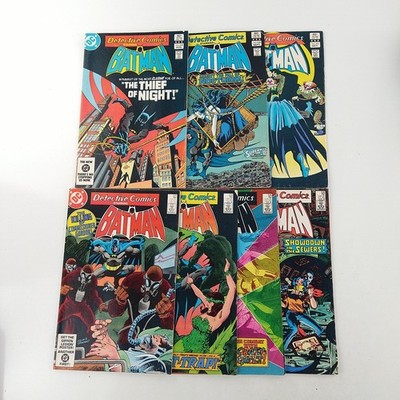 Detective Comics Batman #529 530 531 533 534 535 536 Lot (1983 DC Comics)
