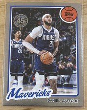 Daniel Gafford 2025-26 Topps Flagship 1980-81 Topps 45th Anniversary Insert