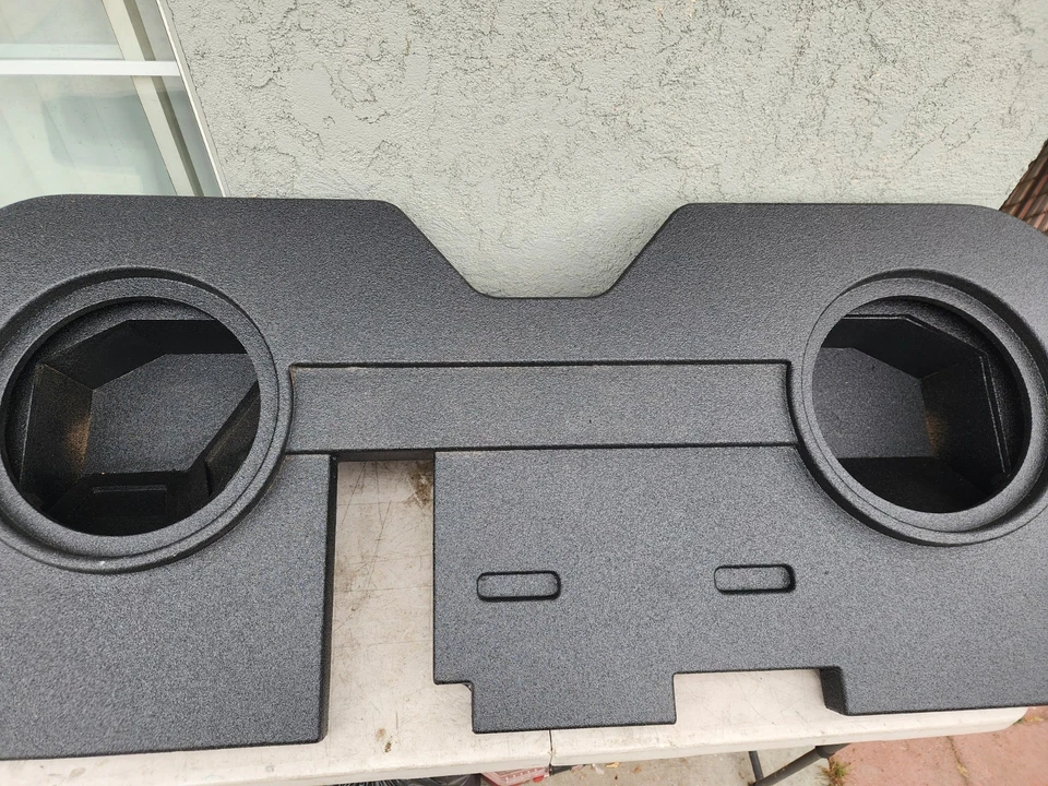 RAM 2002-2022 Doble Cabina, Quad 1500 2500 3500 Doble Puerto 12" Subwoofer Caja Foto 3 de 4