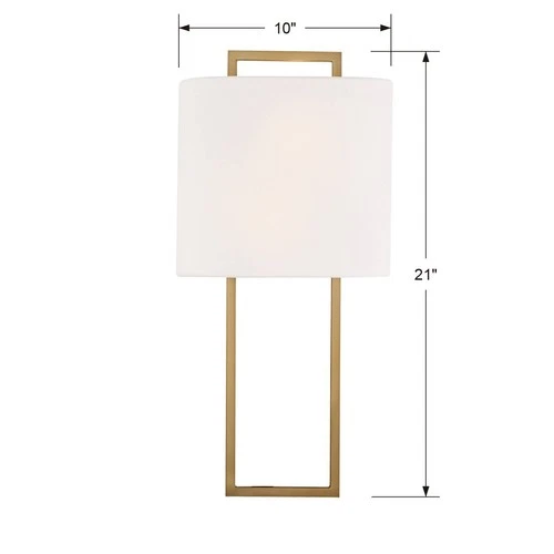 Crystorama Fremont 21" High Vibrant Gold Wall Sconce - Picture 8 of 8