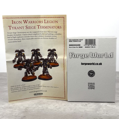 Forge World Iron Warriors - Tyrant Siege Terminators