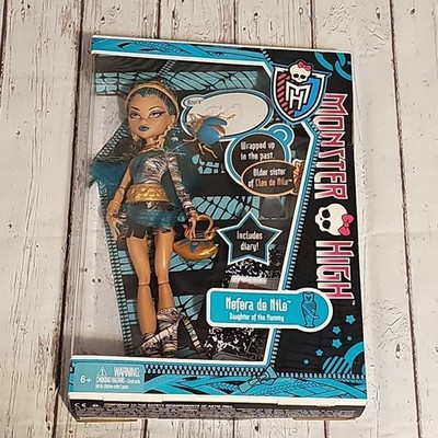 Monster High NEFERA DE NILE First Wave Doll Loose Azura Diary G1 Mattel NIB New