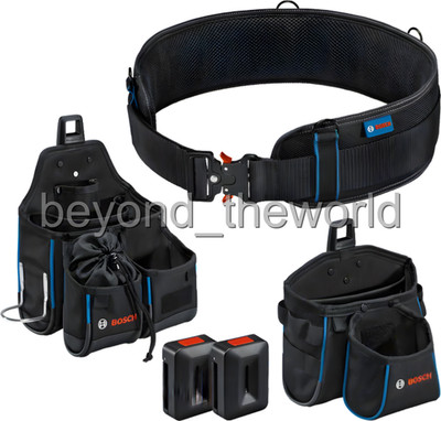 Bosch Professional Tool Belt 108 Kit Pouch/Holster ProClick High Ergonomic Fit