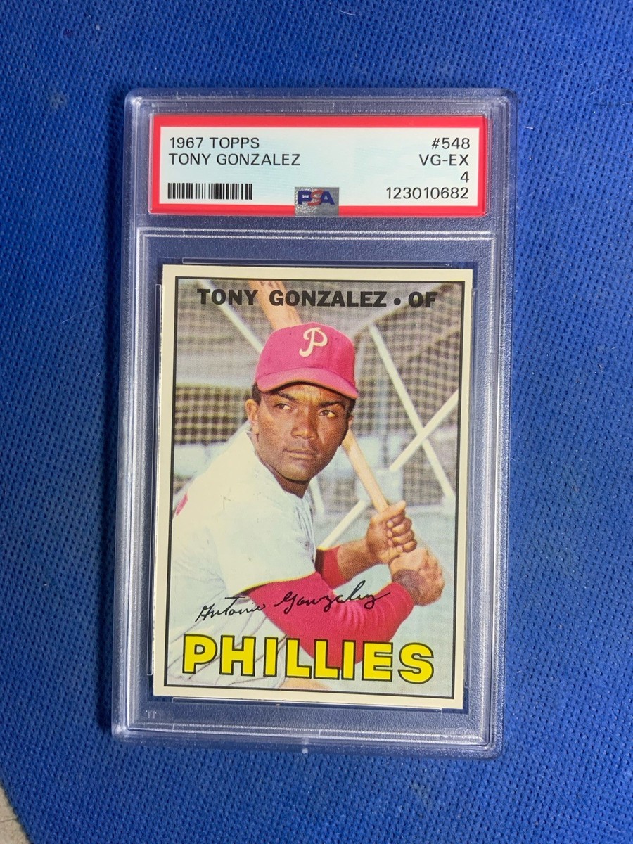 ゴンザレスです。 1967 Topps - High # Tony Gonzalez #548 for sale online | eBay