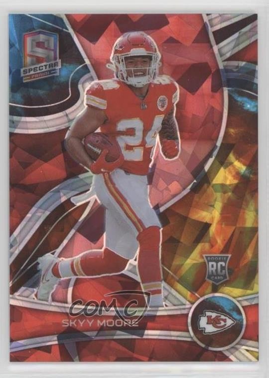 2022 Panini Spectra Rookies Astral Prizm 25/40 Skyy Moore #153 Rookie RC
