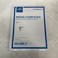 Medline Digital Step-On Bathroom Scale 440lb MDR440FD