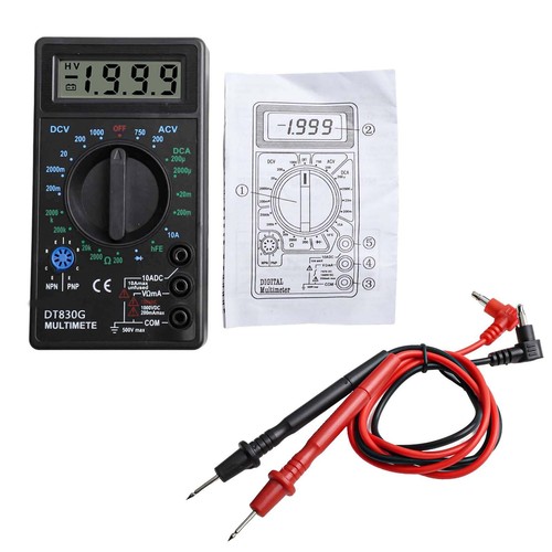 Reliable DT830G Voltmeter Ammeter Ohmmeter Multimeter for Accurate Results - Picture 16 of 48