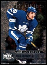 2020-21 SkyBox Metal Universe Nick Robertson #107 Toronto Maple Leafs