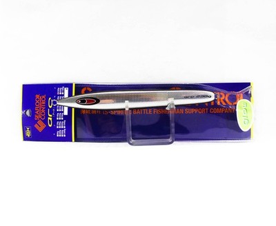Seafloor Control Metall Jig Arc 230 Gramm Silver Black Zebra Glow GR (5888)