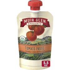 Muir Glen Organic Tomato Paste 5.5 OZ Double Concentrated Resealable Pouch