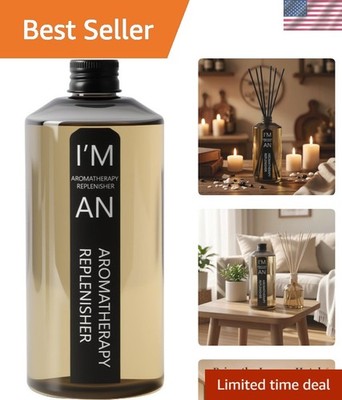 Reed Diffuser Oil Refill Hilton, 500ml/16.9Fl oz -  Long Lasting Floral Essen...